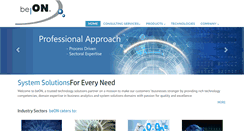 Desktop Screenshot of beon.net