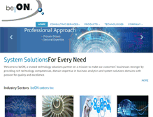 Tablet Screenshot of beon.net