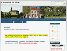 Tablet Screenshot of beon.fr