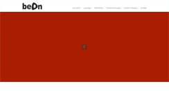 Desktop Screenshot of beon.dk