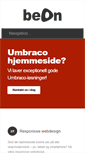 Mobile Screenshot of beon.dk